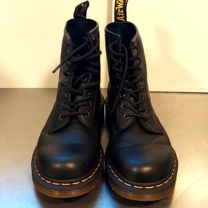 Dr. Martens 1460 Nappa Combat Boots.